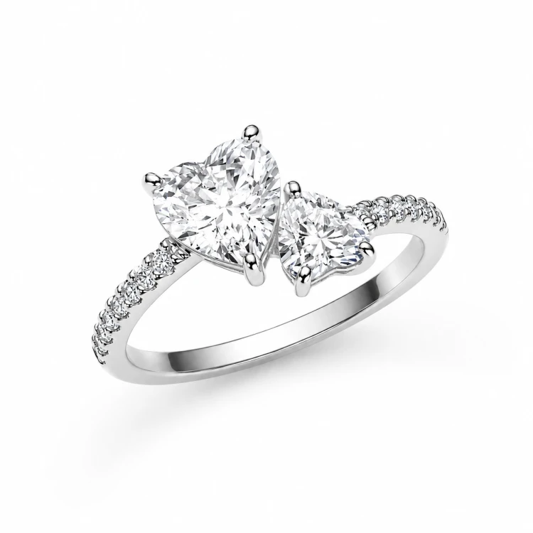 Pierścionek MI AMOR promise ring srebro 925 (srebrny)