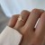 Pierścionek DREAM 1ct promise ring srebro 925 (złoty)