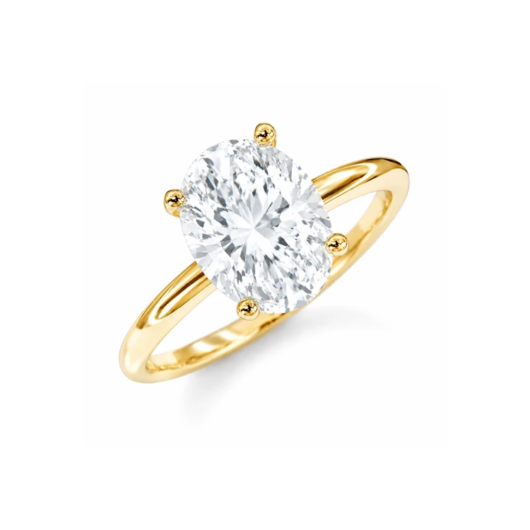 Pierścionek DREAM 1ct promise ring srebro 925 (złoty)