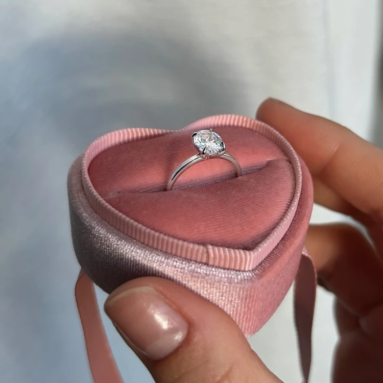 Pierścionek DREAM 1ct promise ring srebro 925 (srebrny)