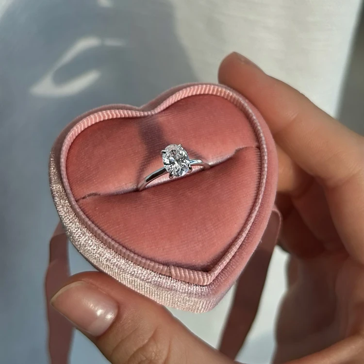 Pierścionek DREAM 1ct promise ring srebro 925 (srebrny)