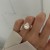 Pierścionek VALENTINA w stylu old money srebro 925 pozłacany 14k