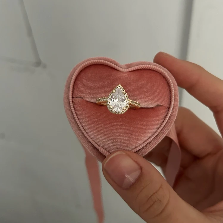 Pierścionek VALENTINA w stylu old money srebro 925 pozłacany 14k