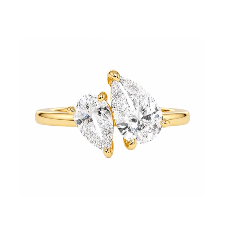 Pierścionek AURORA w stylu old money srebro 925 pozłacany 14k